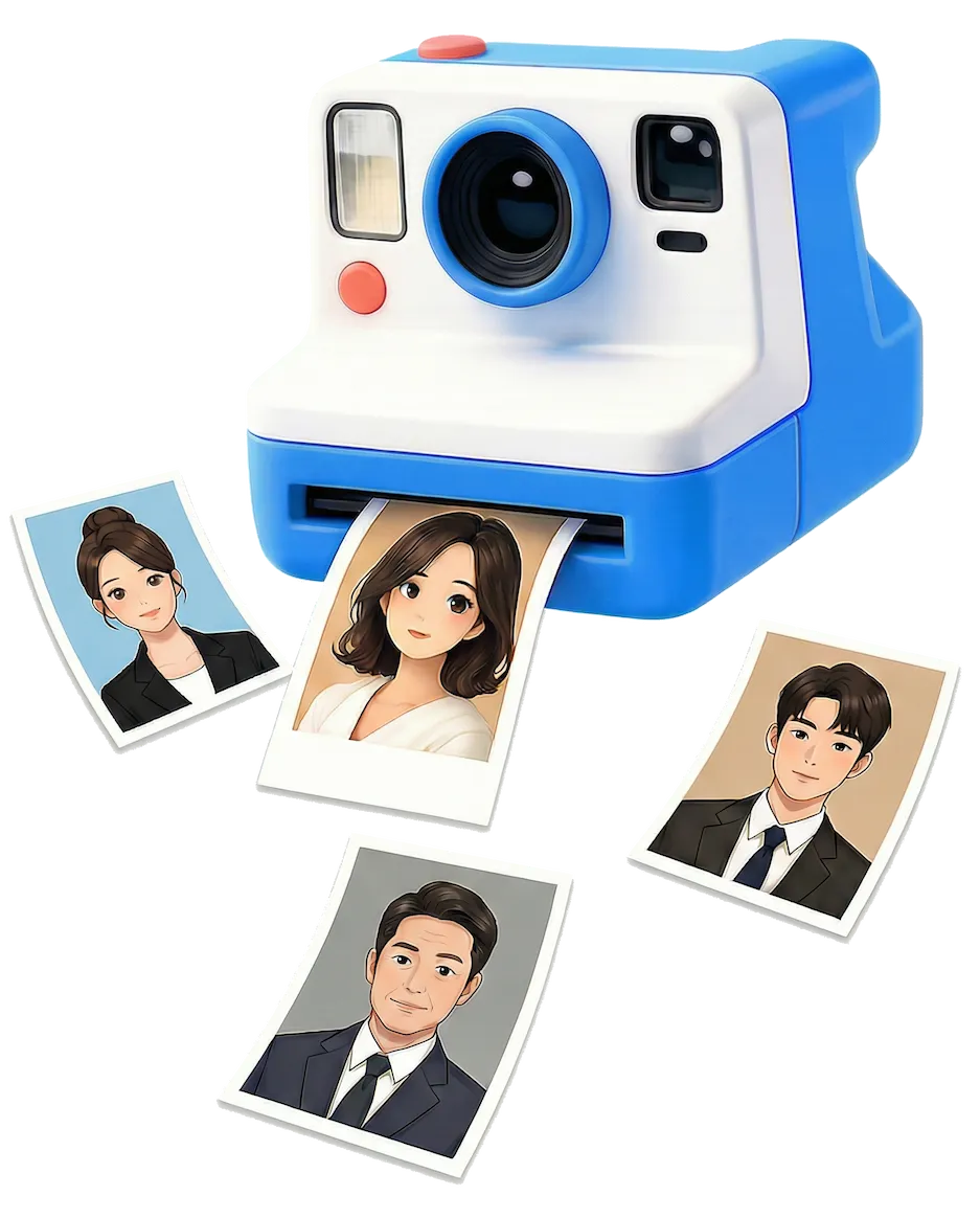 3D Camera Illustration